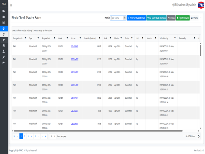 POM Inventory Checking screenshot 3 (mock)